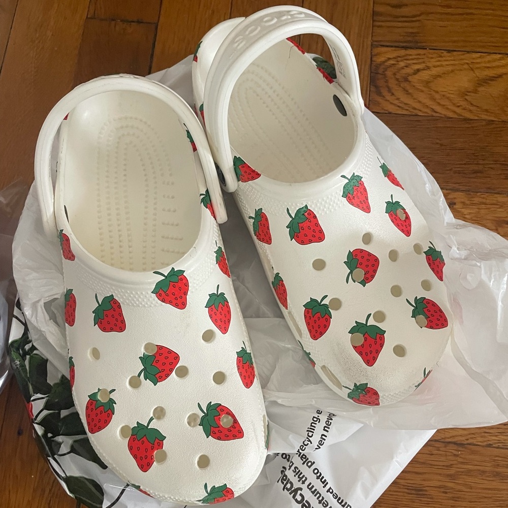 RARE Strawberry crocs!